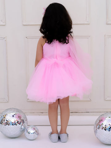 KID1 The Blossom Party Dress Pink