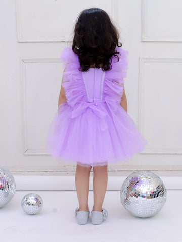 KID1 The Vienna Party Dress Purple