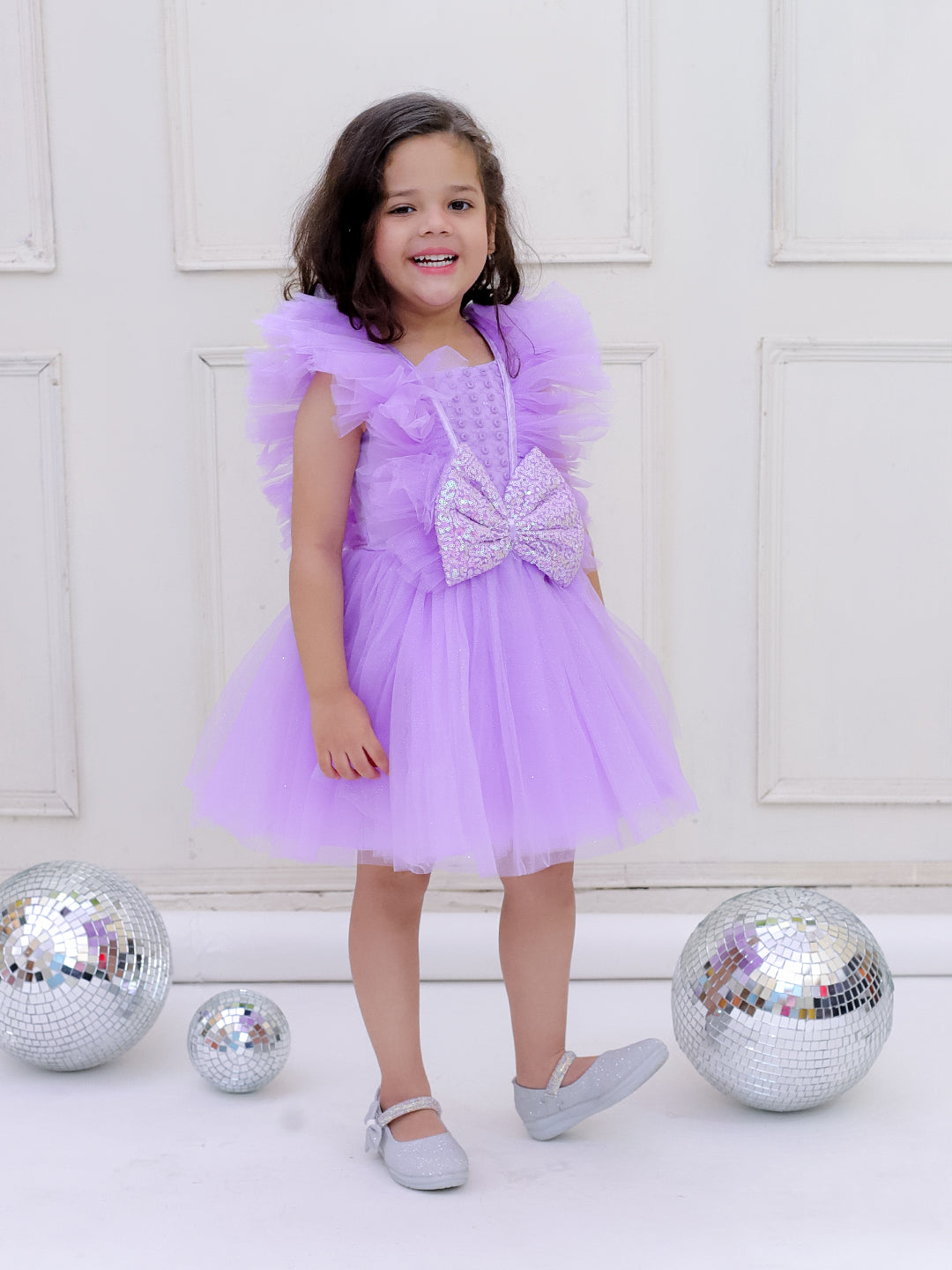KID1 The Vienna Party Dress Purple