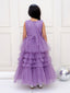 KID1 Glam Party Wear Gown Purple