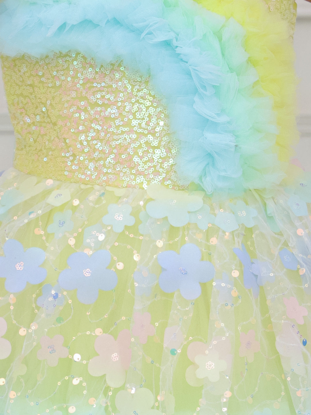 KID1 Glam Party Wear Gown Multi