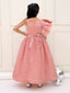 KID1 Glam Party Wear Gown Peach