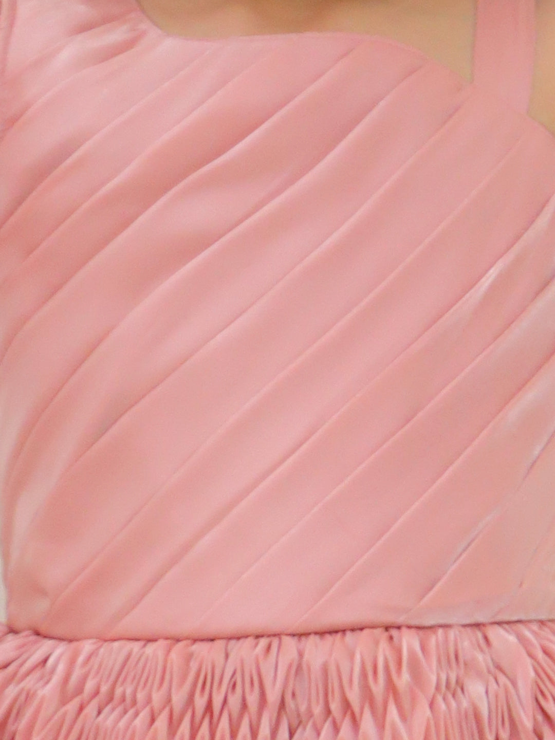 KID1 Glam Party Wear Gown Peach