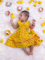 KID1 Chidiya Ruffle Dress Yellow