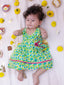 KID1 Trikon Ruffle Dress Green