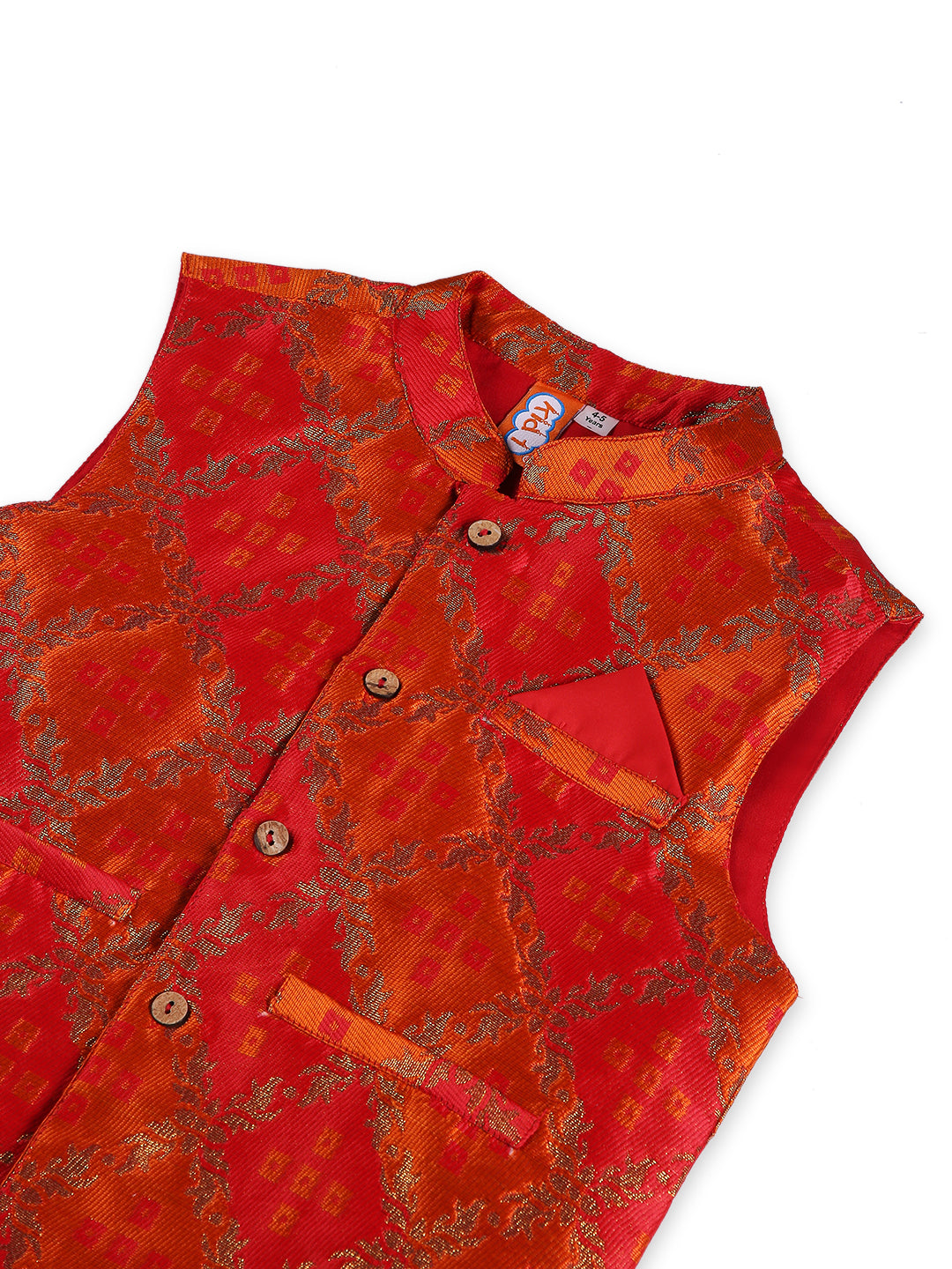 KID1 Digital Print Jacket Only Orange