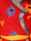 KID1 Mor Pankh Kanha Angrakha Dhoti Set Red