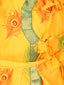 KID1 Mor Pankh Kanha Angrakha Dhoti Set Yellow