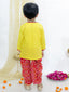 KID1 Nandlala Krishna Kanhaiya Dhoti Set Yellow