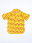 KID1 Chirpy Bird Shirt Kurta with Lungi Yellow