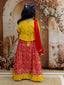 KID1 Pari Patola Lehenga Choli  Yellow
