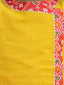KID1 Pari Patola Lehenga Choli  Yellow