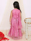 Starlet Choli With Sequins Net Lehenga And Dupatta Pink