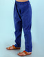 Boys Silk Blend Pyjama Blue