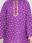 KID1 Chanda Bandhani Kurta Pyjama Purple