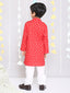 KID1 Chanda Bandhani Kurta Pyjama Red