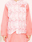 KID1 Simran Kurti Salwar Set For Girls With Samar Attached Jacket Kurta Pyjama For Boys - Peach