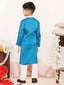 KID1 Samar Attached Jacket Kurta Pyjama Blue