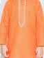KID1 Embroidered Kurta and Pyjama Set Orange