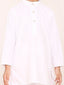 KID1 Self Design Kurta Pyjama  Set White