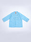 KID1 Tiny Hearts Kurta Pyjama Set Skyblue