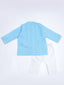 KID1 Tiny Hearts Kurta Pyjama Set Skyblue