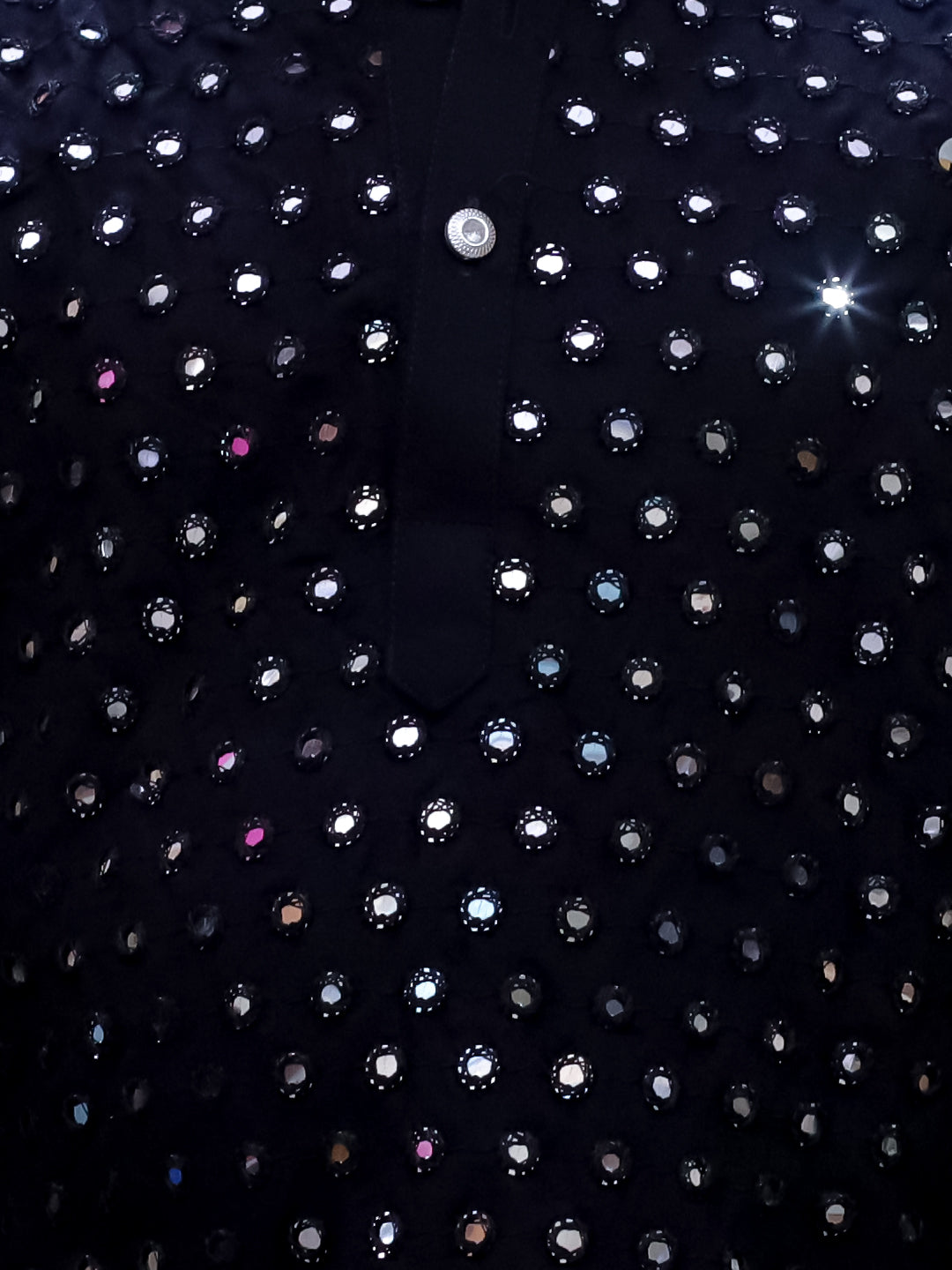 KID1 Mirror Shimmer Kurta Pyjama Black