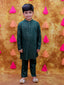 KID1 Mirror Shimmer Kurta Pyjama Green