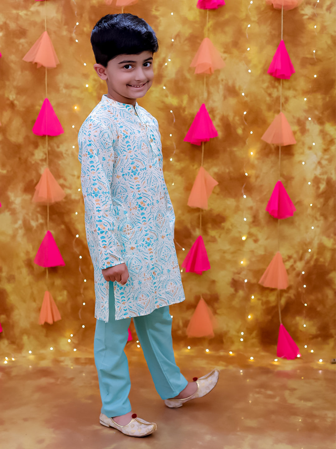 KID1 Anmol Kurta Pyjama Green