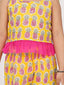 KID1 Pina Colada Halter Neck Top With Pant Yellow