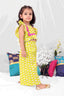 KID1 Elephant Print Palazzo Set Green