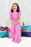 KID1 Elephant Print Palazzo Set Pink