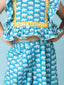 KID1 Elephant Print Palazzo Set Skyblue