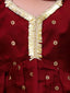 KID1 Bindu Anarkali Pant Set Maroon