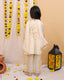 KID1 Bindu Anarkali Pant Set Offwhite
