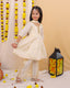 KID1 Bindu Anarkali Pant Set Offwhite