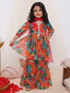 KID1 Sparkle Georgette Sharara Set With Sequins Dupatta Multi