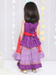 KID1 Chanda Bandhani Top Sharara Set Purple