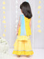 KID1 Chanda Bandhani Top Sharara Set Yellow
