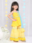KID1 Chanda Bandhani Top Sharara Set Yellow
