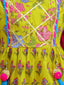 KID1 Buti-Jaal Kurti Sharara Set Yellow