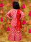 KID1 Bela Kurti Sharara Set Peach