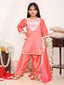 KID1 Simran Kurti Salwar Set Peach