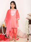 KID1 Simran Kurti Salwar Set Peach