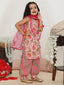 KID1 Gulabo Kurti with Afghani Pants Pink