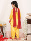 KID1 Gota Patti Kurti Salwar Yellow