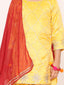 KID1 Gota Patti Kurti Salwar Yellow