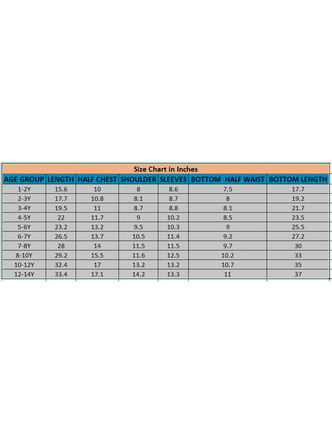 KID1 Chandini Punjabi Suit White