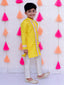 KID1 Rose Bliss Sherwani Set Yellow