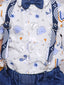 KID1 Summer Shirt and Shorts Set With Bow Tie and Suspenders Grey